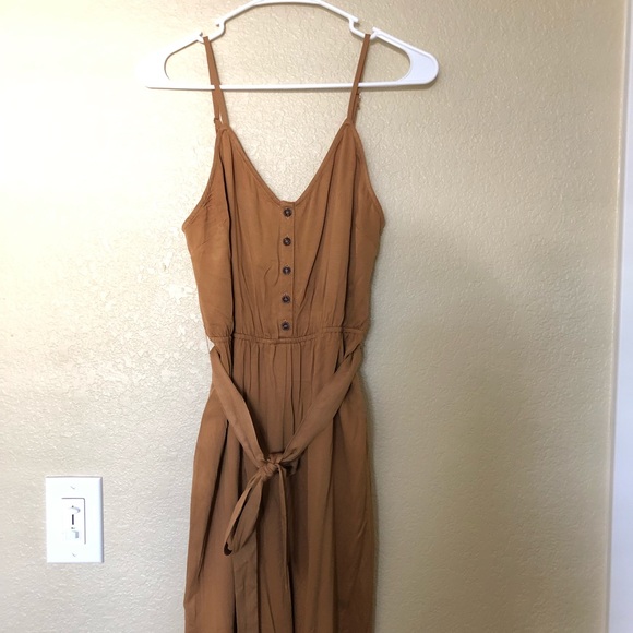 Forever 21 button-front cami jumpsuit - Picture 3 of 7
